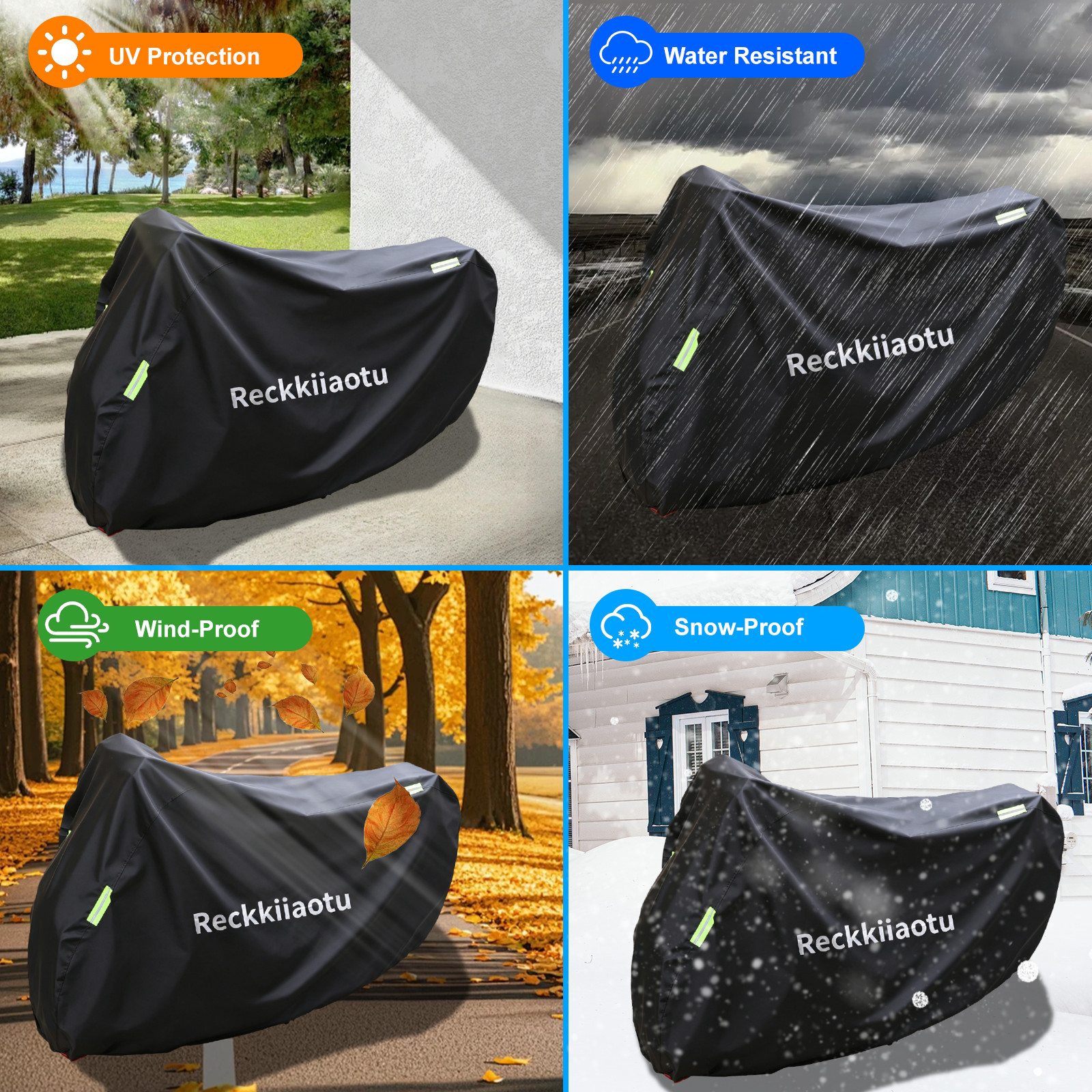 M Motorcycle Bike Storage Cover Outdoor Dust Snow Waterproof For Honda Grom 125