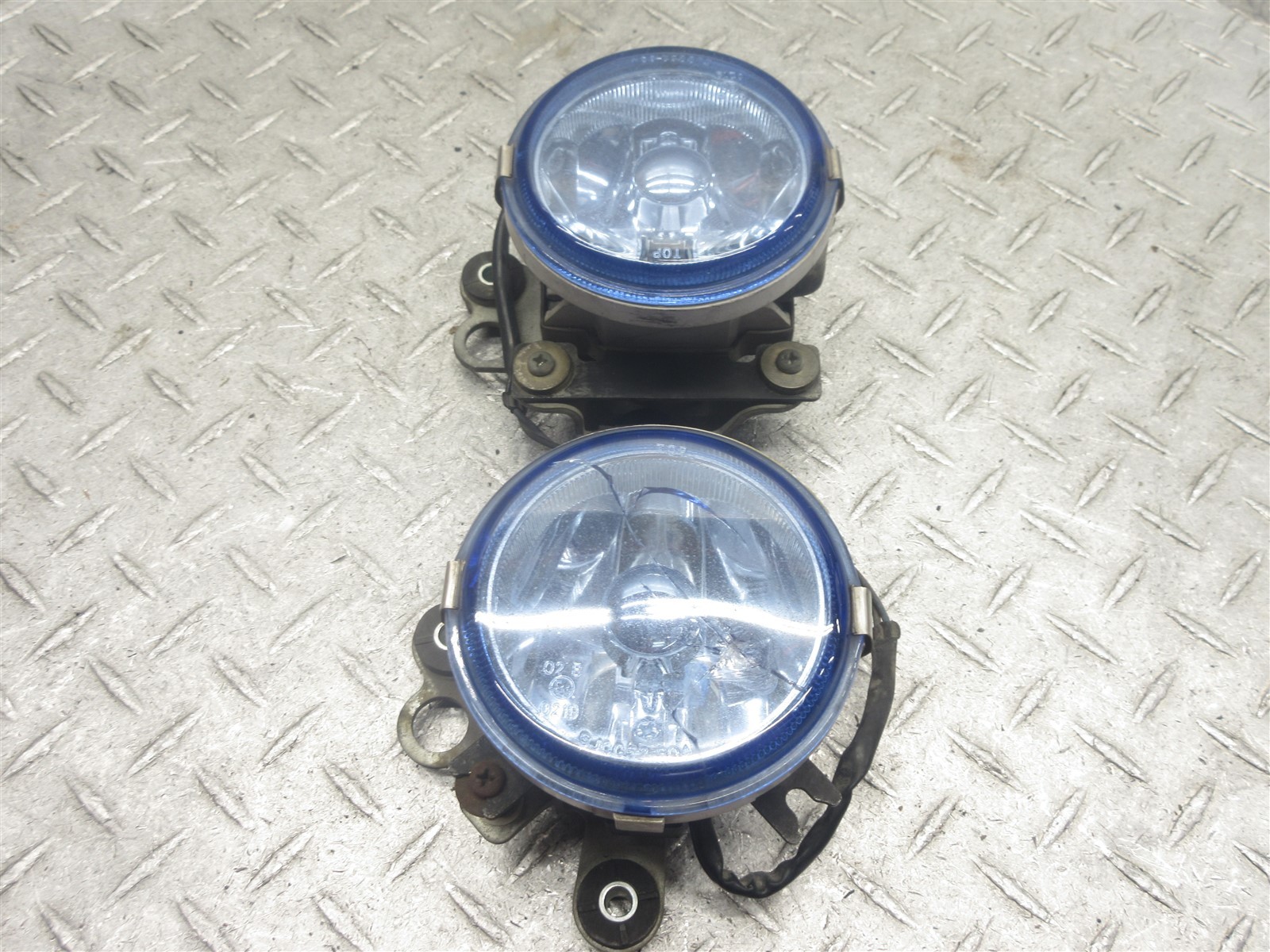 2001 01-05 Honda GL1800 Goldwing Front Fog Light Passing Aux Accessory Lamp Pair
