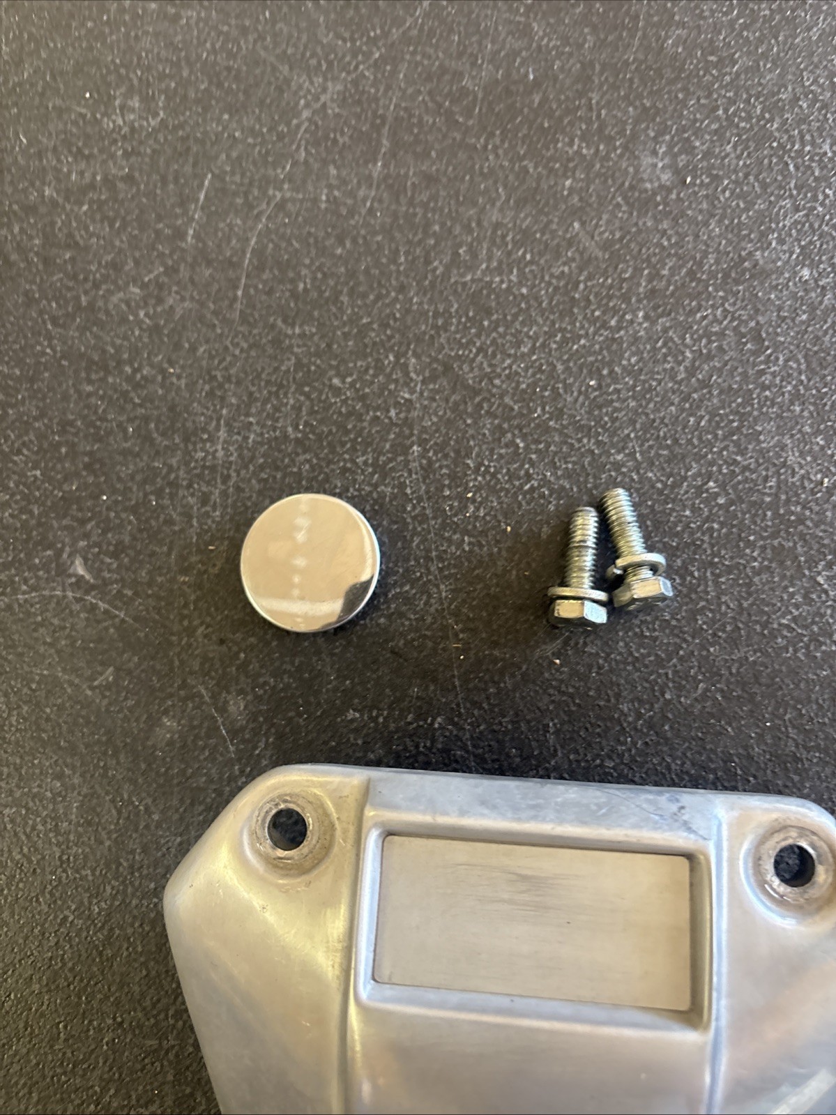 1992 Harley Sportster Headlight Eyebrow Mount Bracket Cover Trim