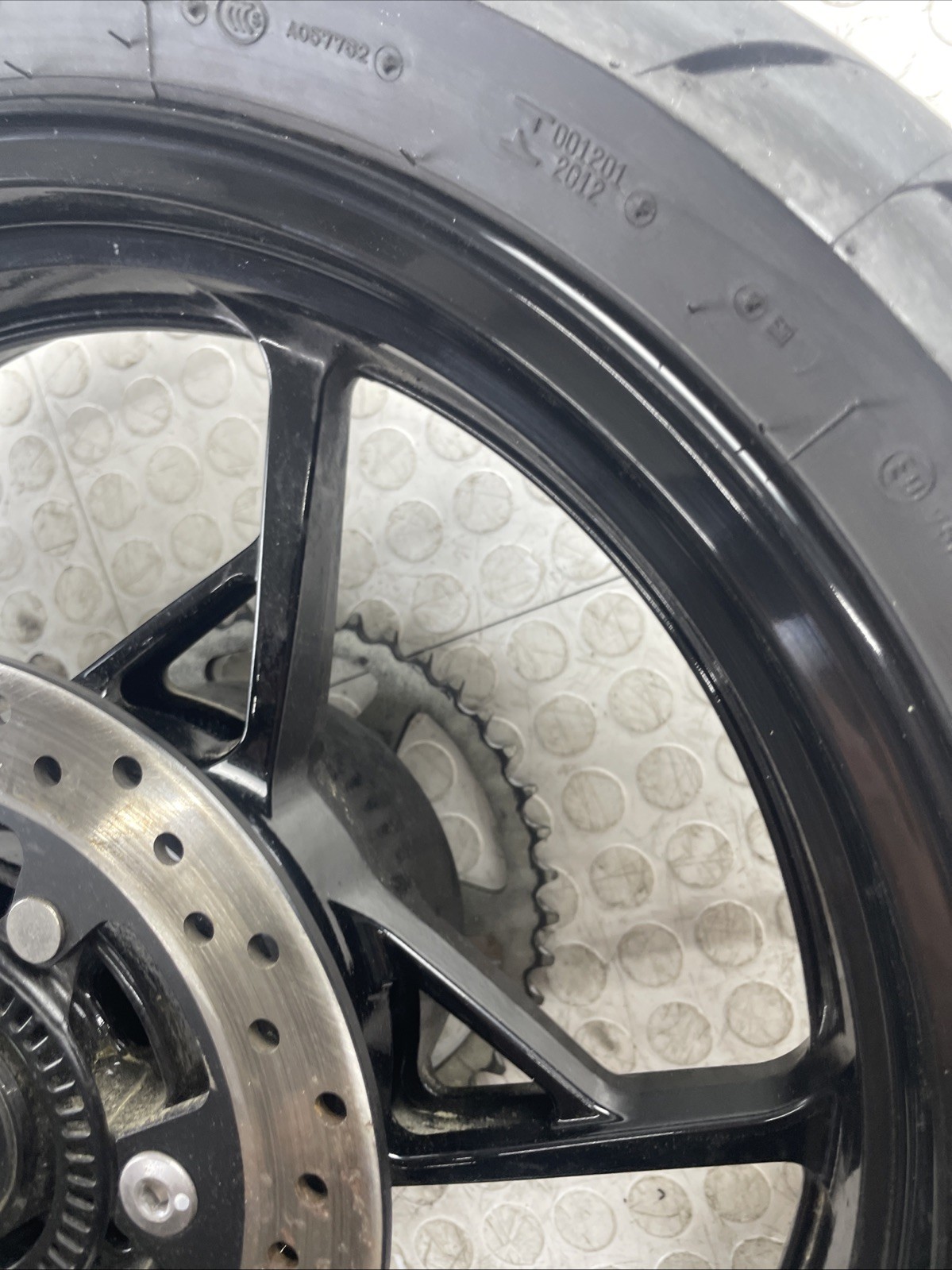2024 24 23-26 Kawasaki Ninja EX400 Zx4R Rear Back Wheel Rim Straight 17×4.00 OEM
