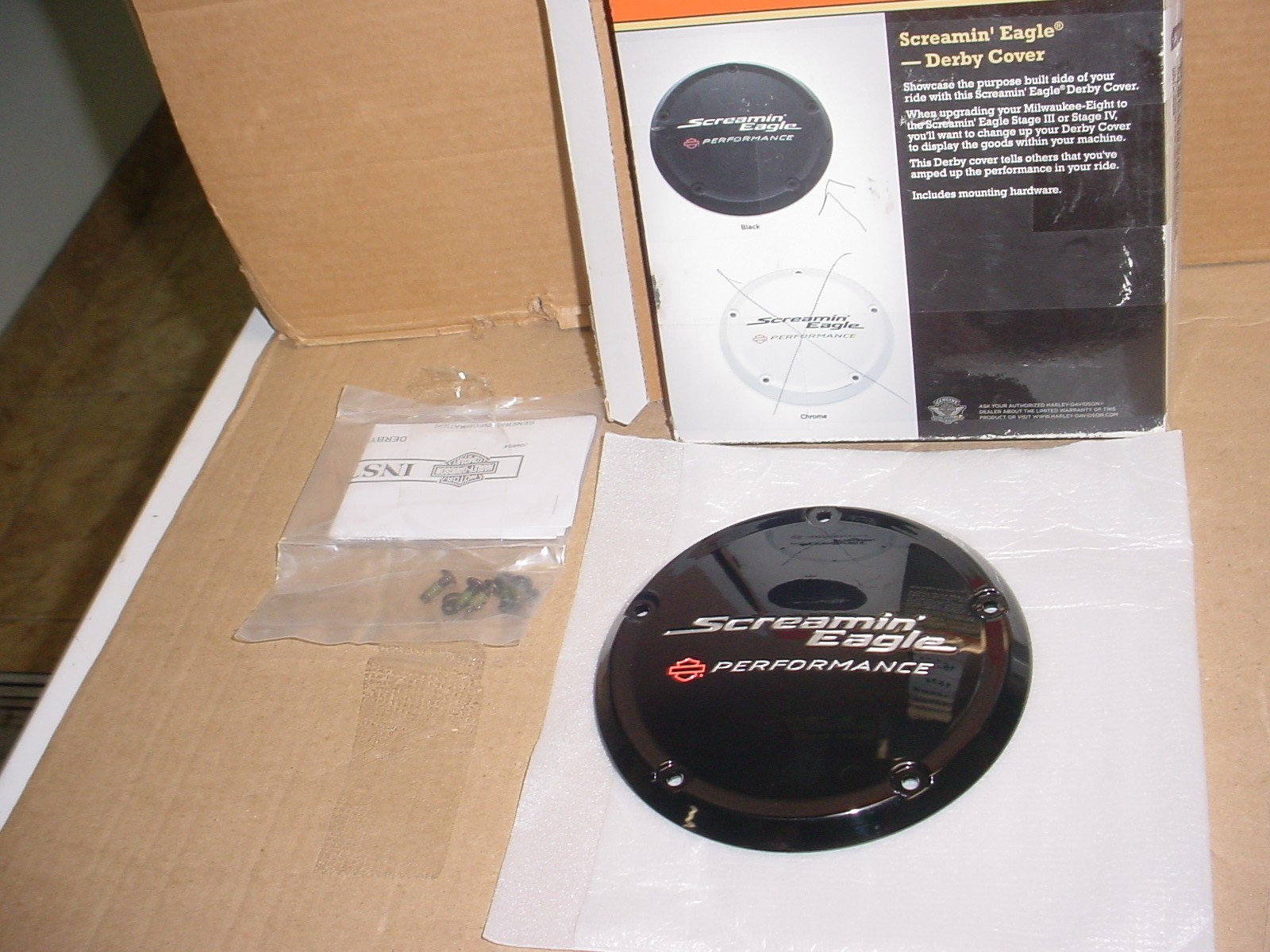 Harley Davidson Screamin’ Eagle Derby Cover 25701407   16380