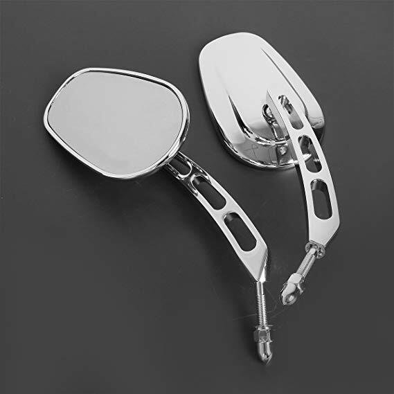 Chrome Motorcycle Mirrors For Harley Davidson Electra Glide Ultra Classic CVO US