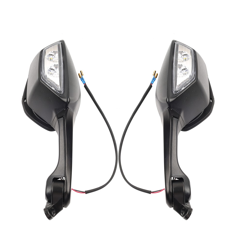 Rear View Mirrors w/ Turn Signals For Kawasaki Ninja ZX10R 2016-2022 2023