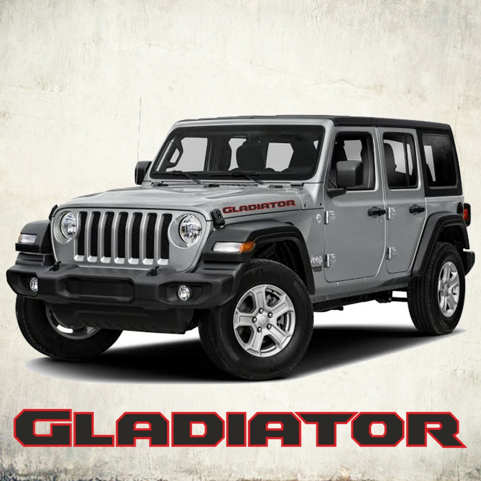 Gladiator graphic STICKERS STRIPES wrap cut design (SET)