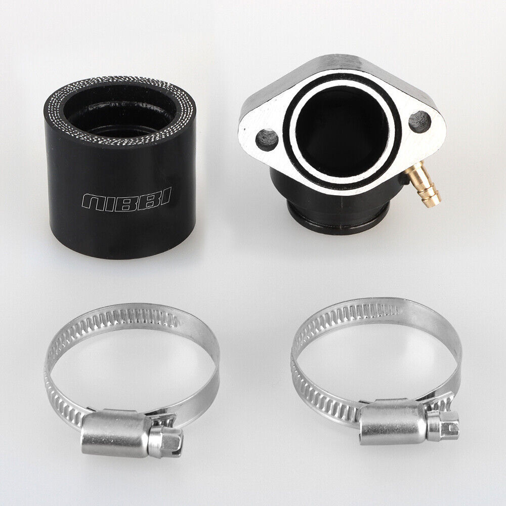 NIBBI Flange Intake Manifold Boot Joint Adapter 28-32mm Carb GY6 Dirt Pit Bike