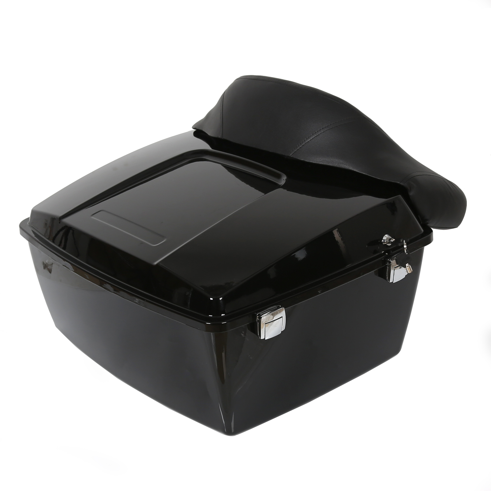 13.7″ King Pack Trunk W/Backrest For Harley Touring Street Road Glide 1997-2013