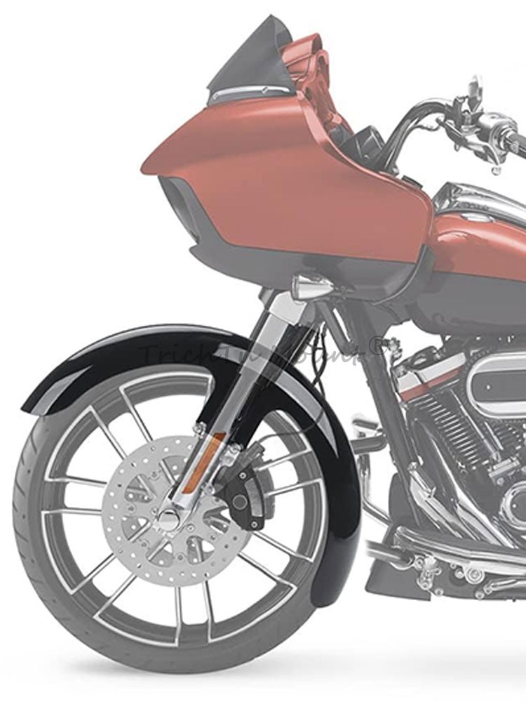 Matt Black 21″ Wheel Wrap Front Fender Mudguard For Harley Bagger Street Glide