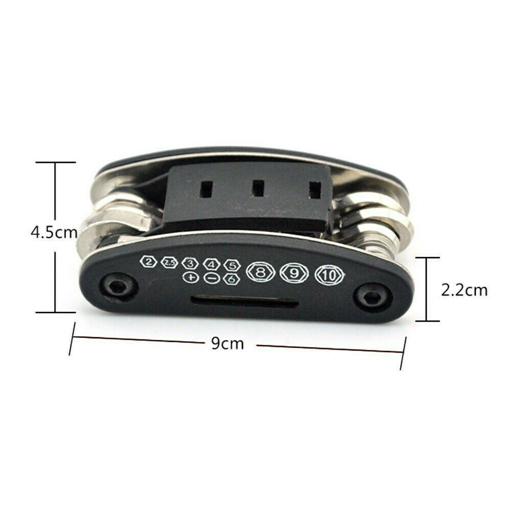 Allen Keys Hex Socket Multi Repair Tool Wrench Spoke kit Scooter Bike Portable