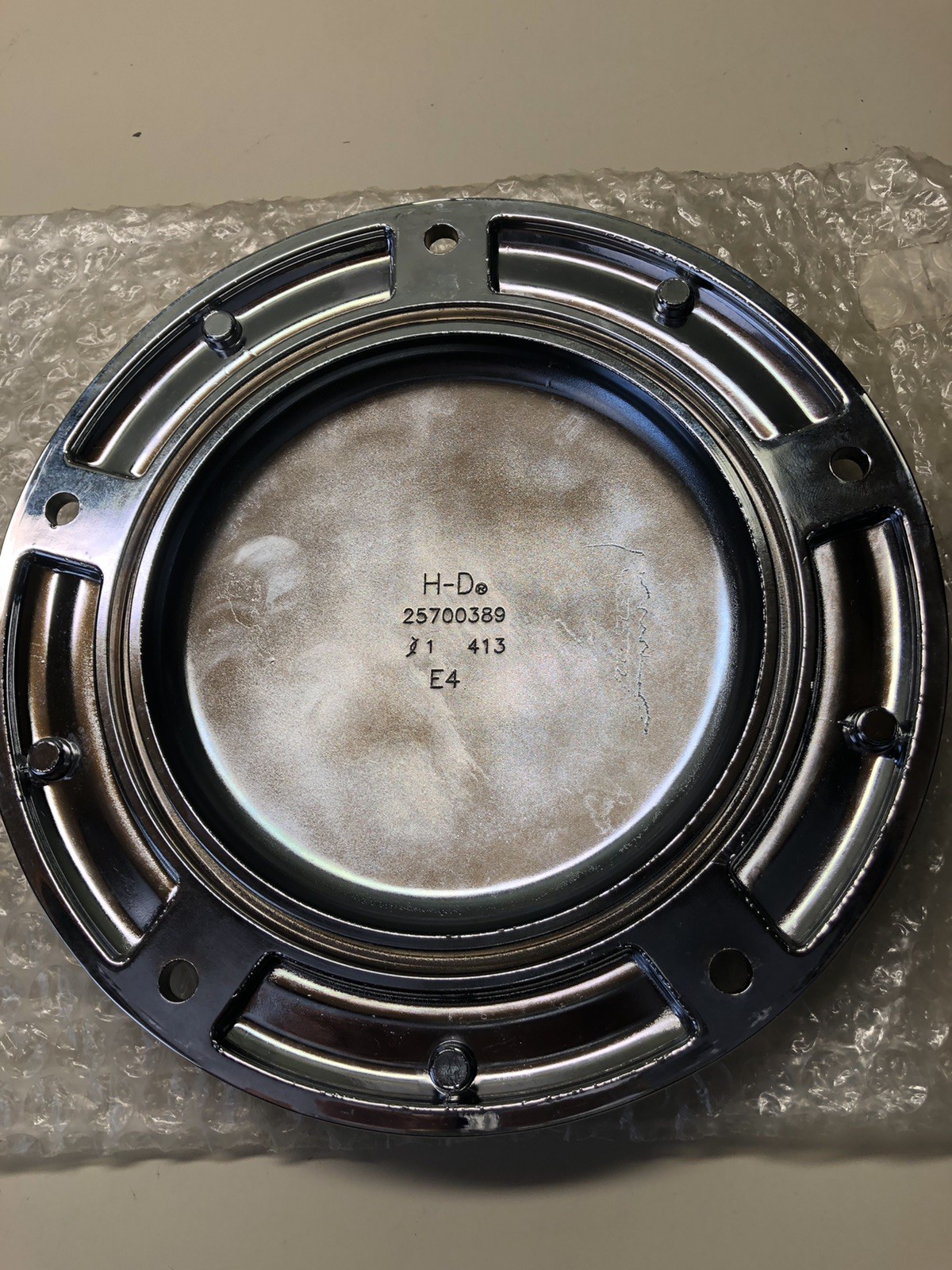 Harley Oem Chrome Touring M8 Derby Cover Nice Condition See Pictures 25700389