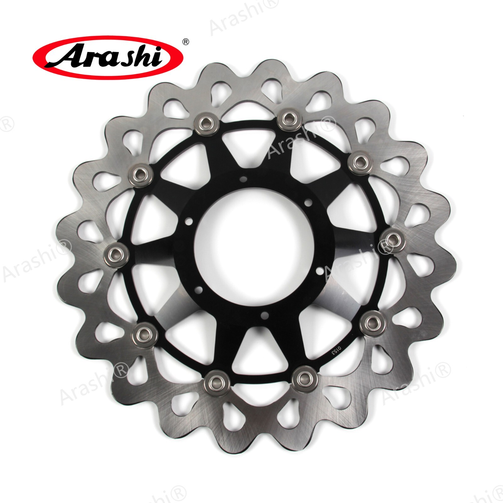 For Honda CBR1000RR Fireblade 2008-2016 Arashi Front & Rear Brake Rotor Disc SET