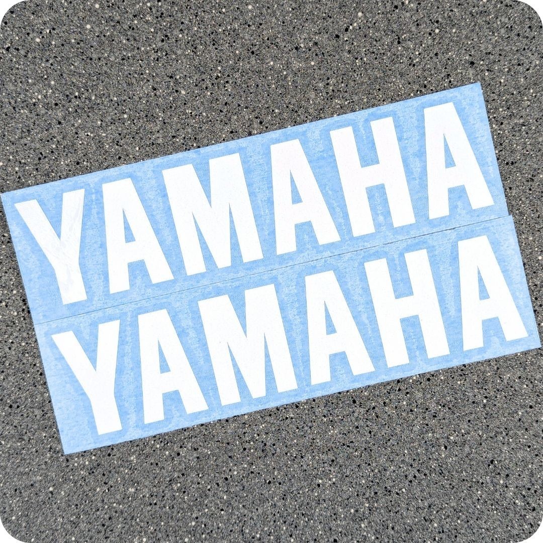White Yamaha Decal Vinyl Graphic R1 R6 R3 R7 MT07 MT09 MT10 FZ07 FZ09 T7 XSR FJR