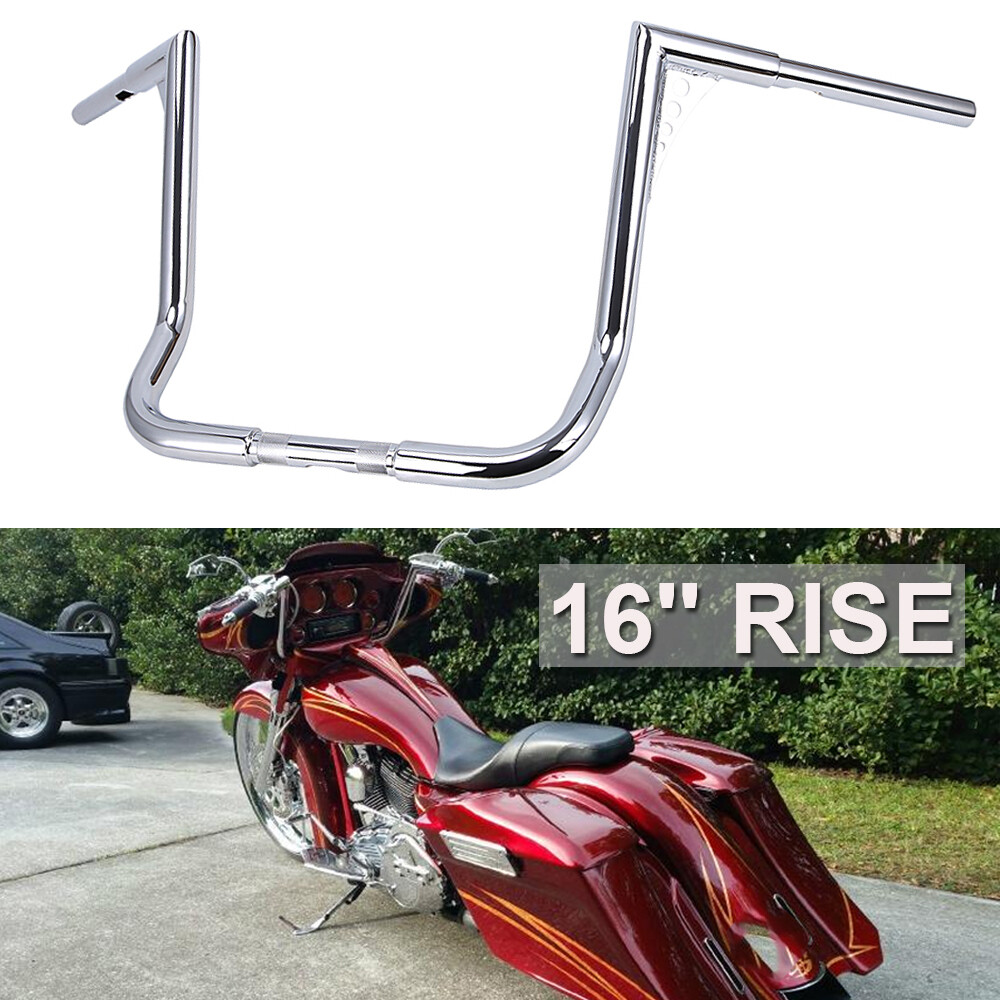 16” Rise Ape Hanger Handlebar For Harley FLHT Electra Glide Ultra Classic FLHTC