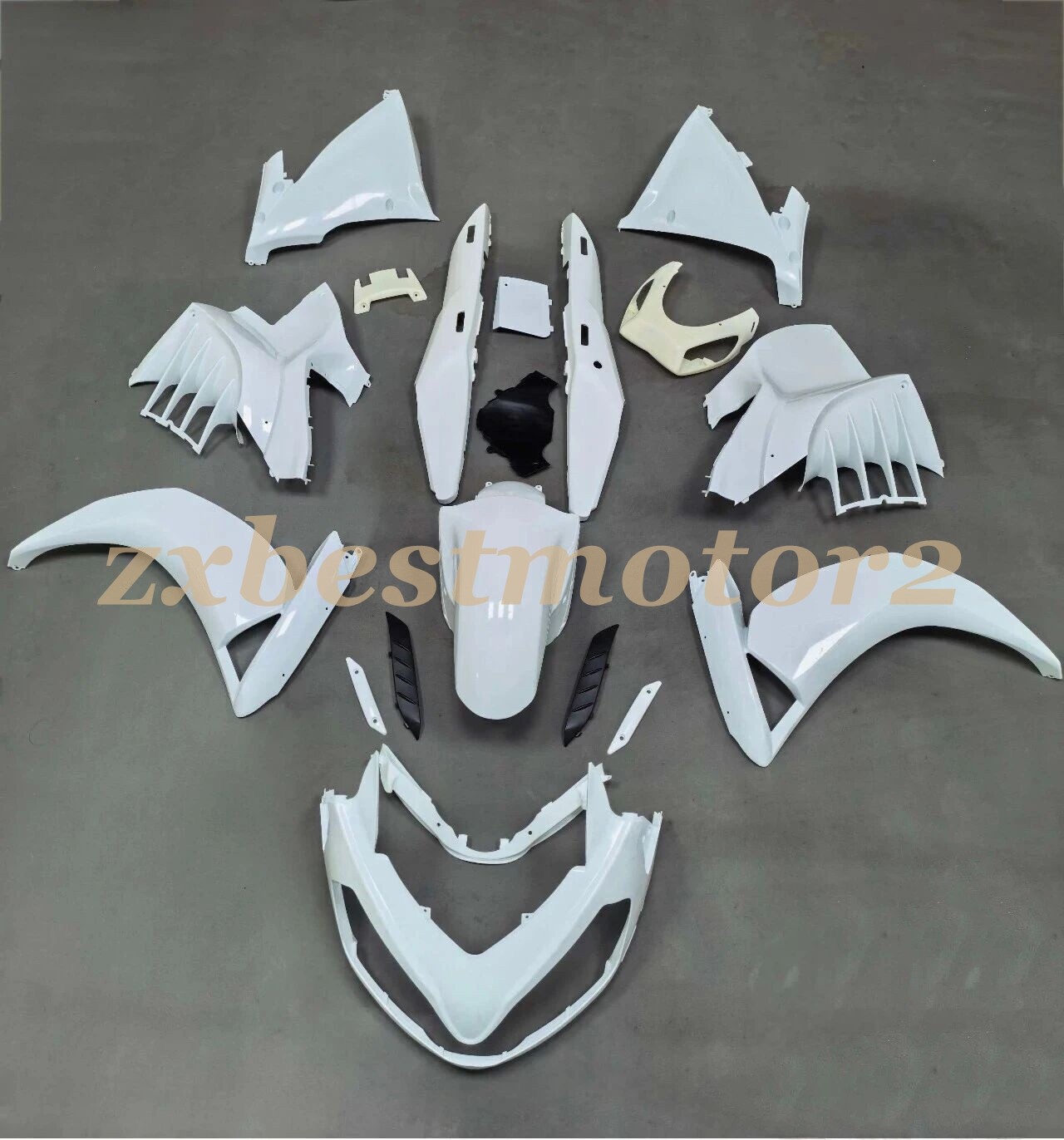 Fairing Kit For Kawasaki GTR1400 / ZG1400 /Concours 14 2010-2019 Unpainted White