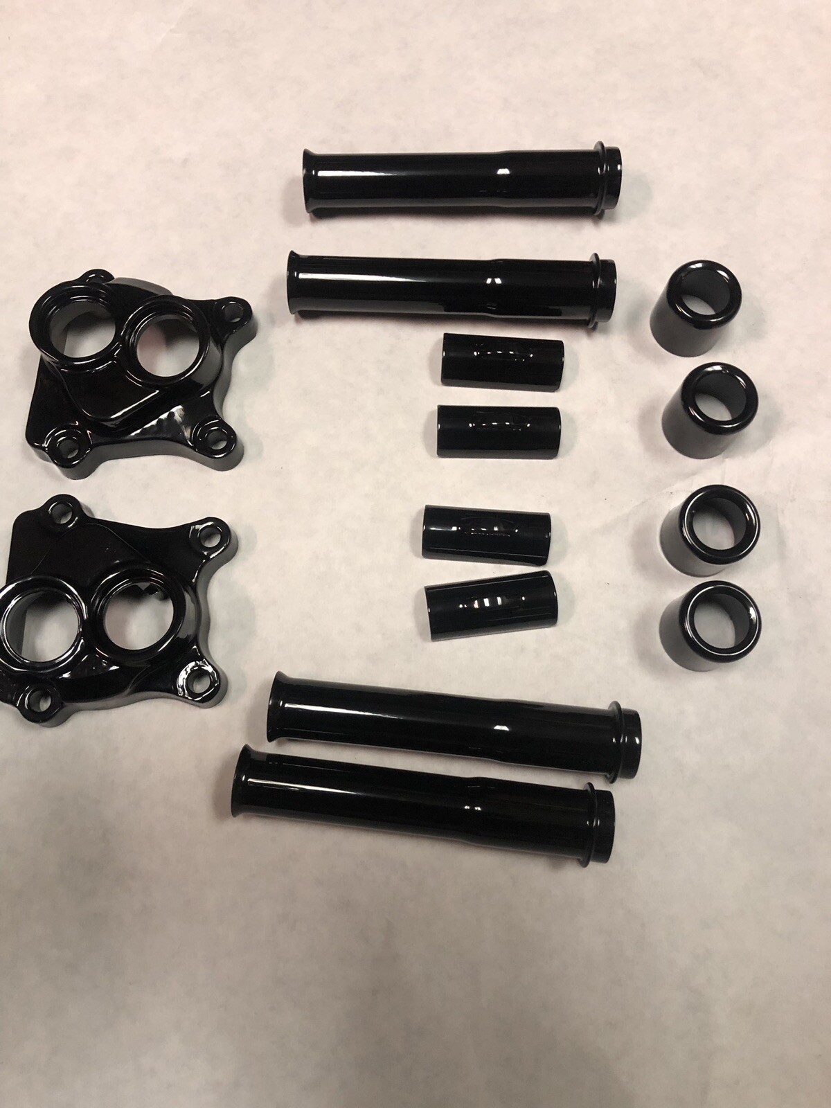Harley LIFTER BLOCKS/PUSH-ROD TUBES GLOSS BLACK POWDER COAT 1999-2017 TWIN CAM