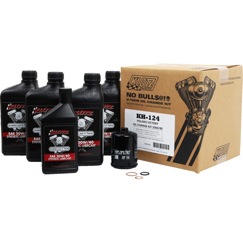 KLOTZ Oil Change Kits For Victory Models KH-124