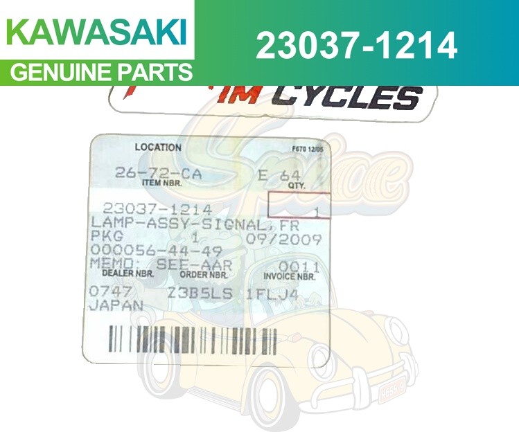 Kawasaki　1985-2006 TURN SIGNAL LAMP ASSEMBLY VULCAN 700 750 454 LTD