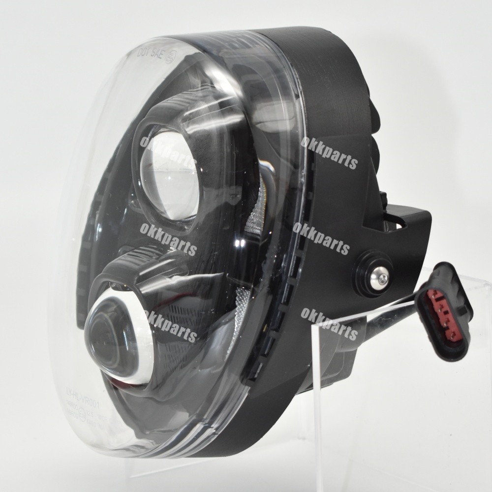 LED Headlight DRL For Harley VRSC VRSCA VRSCAW VRSCB VRSCF VRod V-Rod 2003-2017