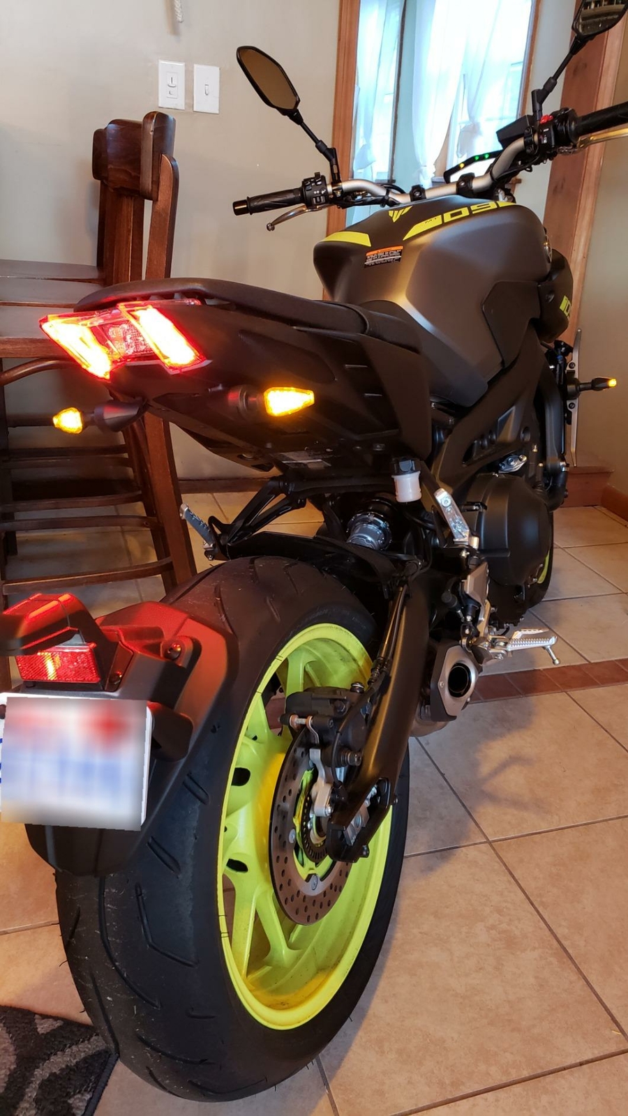 Mini Stalk Arrow Light Motorcycle Turn Signals Light LED Indicator Blinker Amber