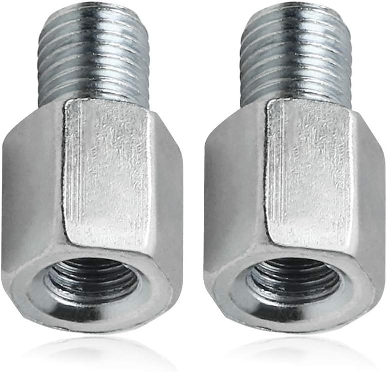 Easy-Install M10 to M8 Motorcycle Mirror Adapters – Enhanced Stability Pack of 2