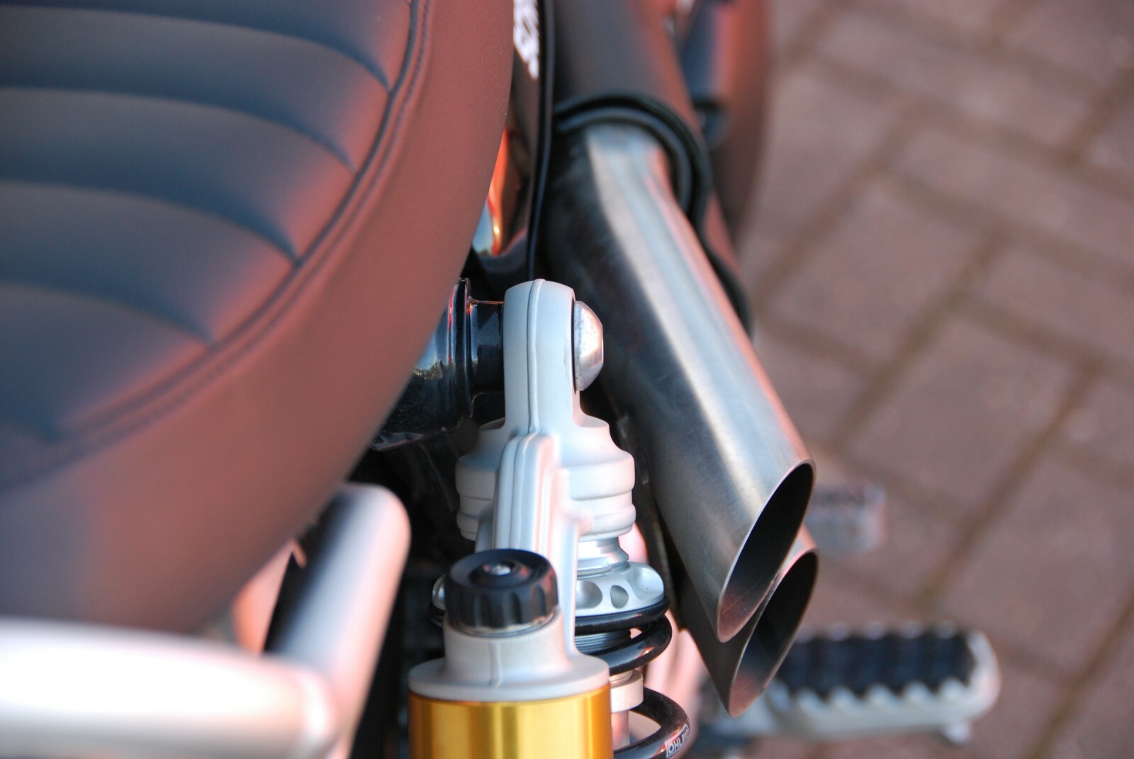 Total Triumph Scrambler 1200 XE XC 2019-23 Short Slip On QUIETER VERSION