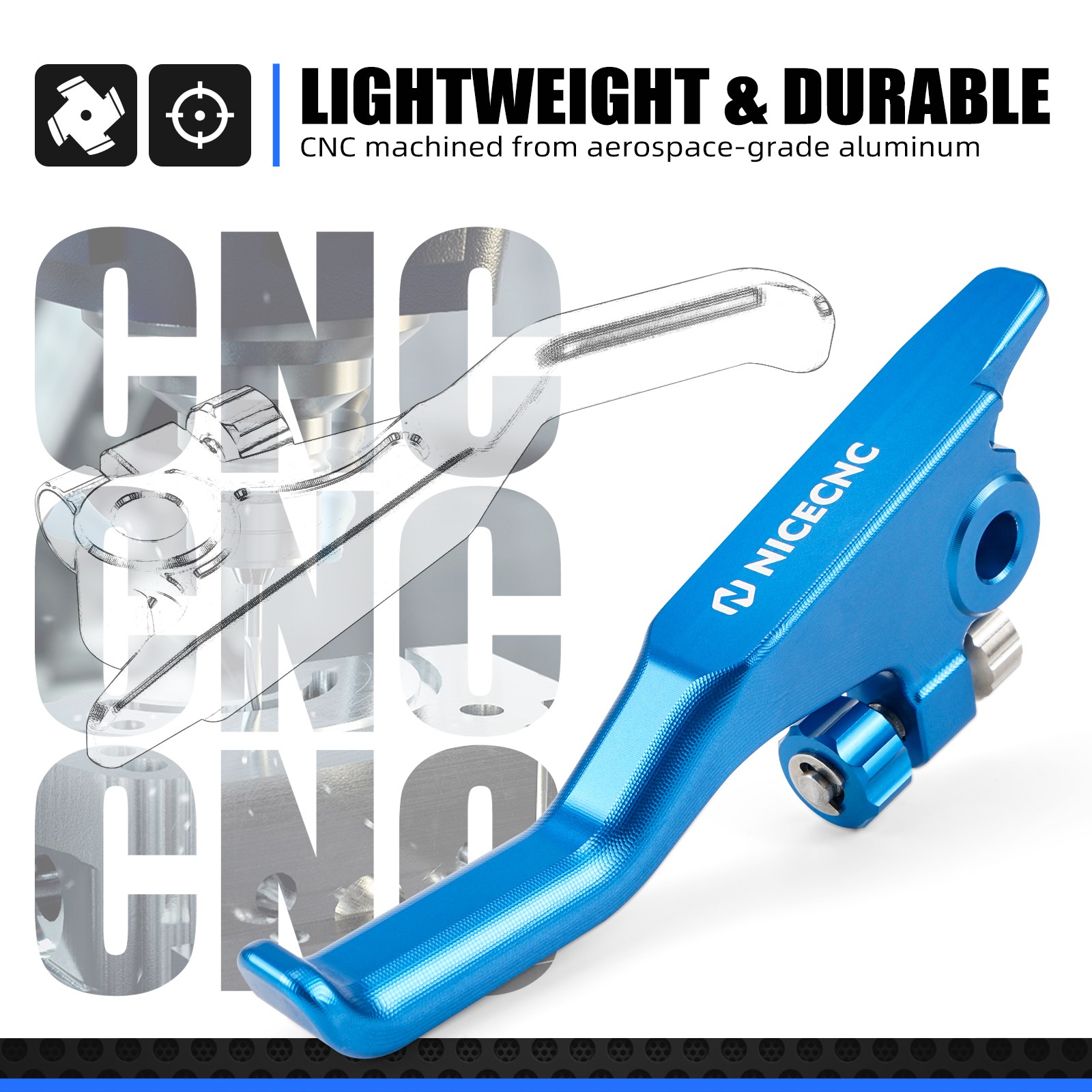 NICECNC Shorty Brake Lever For Husqvarna TE FE 150 250 300 350 450 501 2025