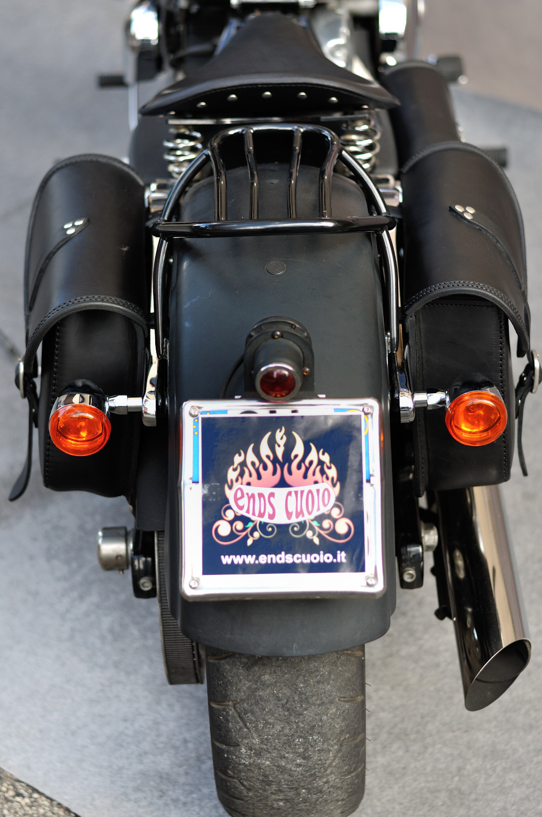 SADDLE BAG LEFT&RIGHT SIDE FOR HARLEY DAVIDSON DYNA STREET BOB WIDE GLIDE FATBOB