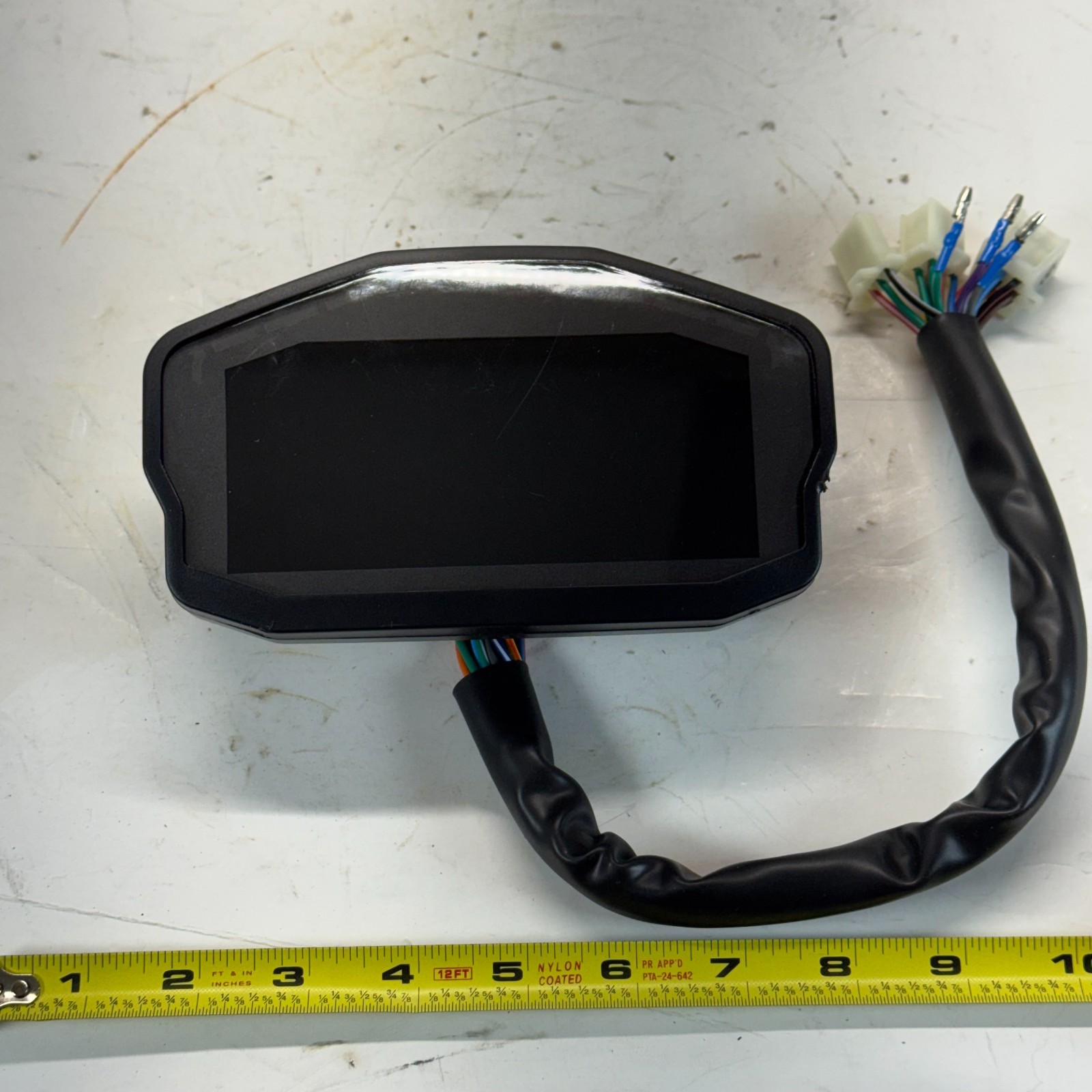 Digital LCD Motorcycle Speedometer Odometer Tachometer Gauge KM/H MPH Universal