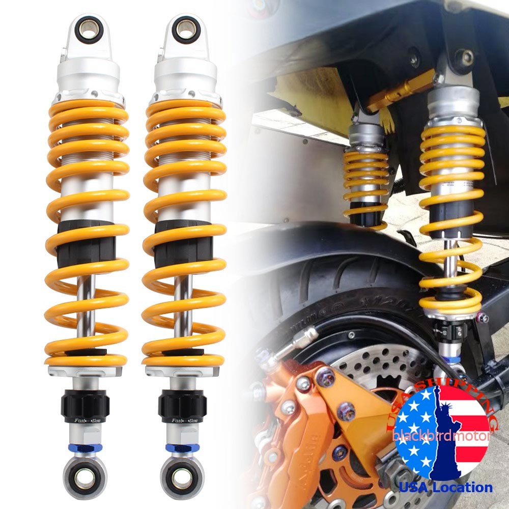 330mm 13″ Rear Air Shocks Damper Absorbers Suspension Universal For Honda Suzuki
