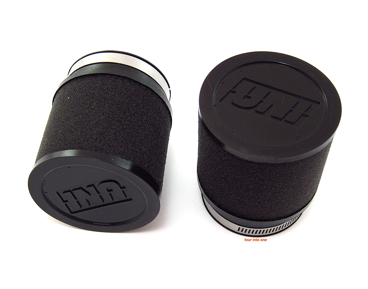 UNI Foam Motorcycle Air Filter Pod Set – 50mm – 52mm – PK-82 – Vintage Cafe