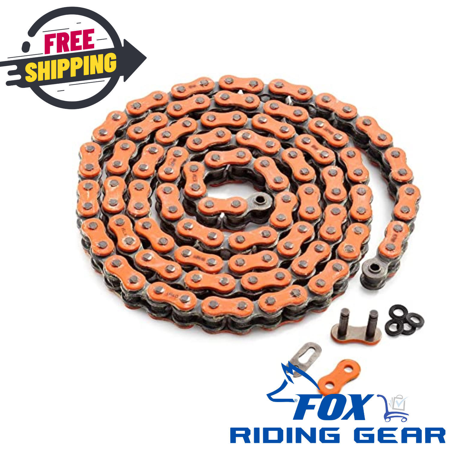 NEW OEM KTM XW-RING CHAIN ORANGE XC SX SXF XCW EXCF DUKE XCF 79610965118EB