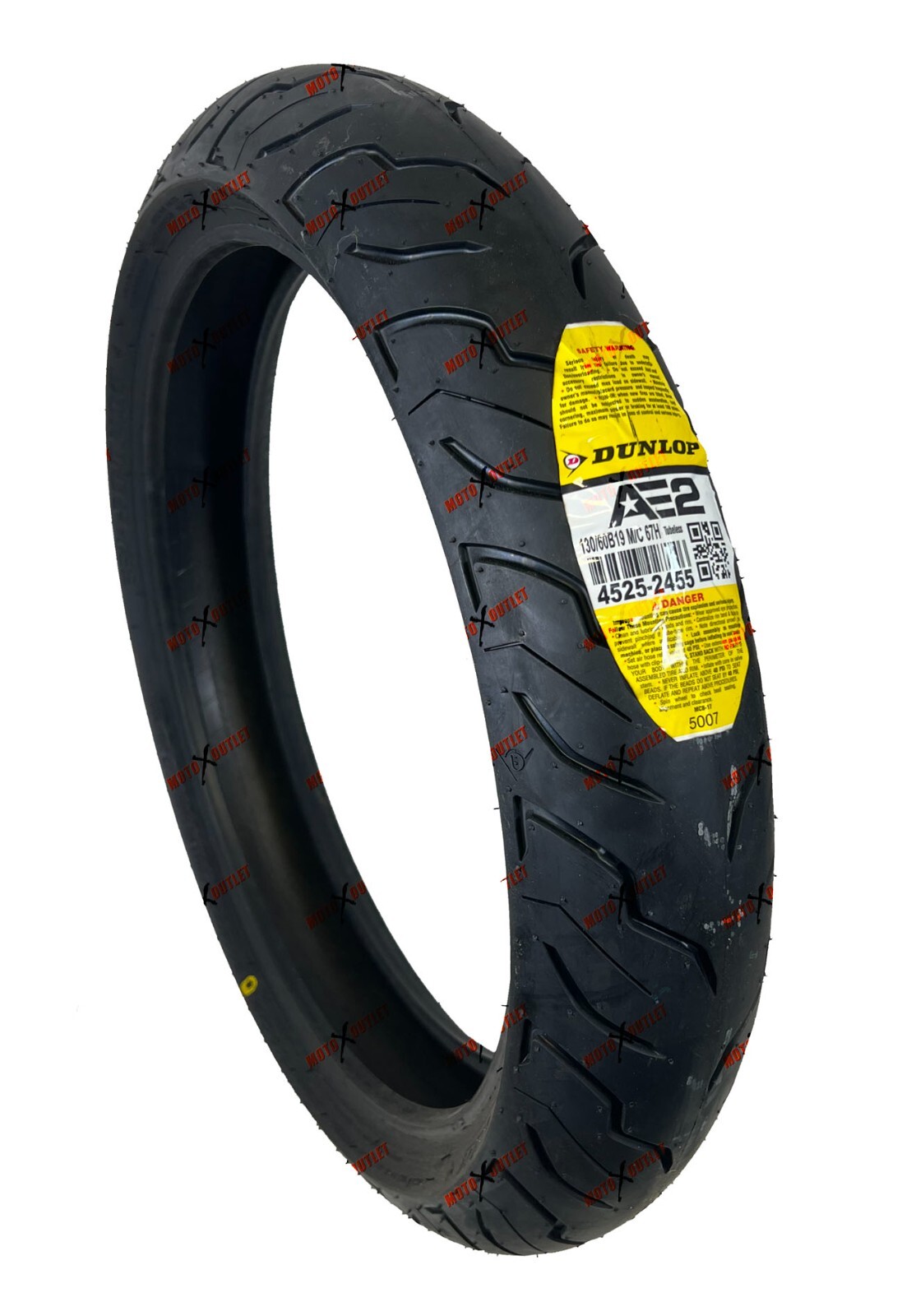 Dunlop 130/60B19 180/55B18 Motorcycle Tires Front Rear Set American Elite AE2