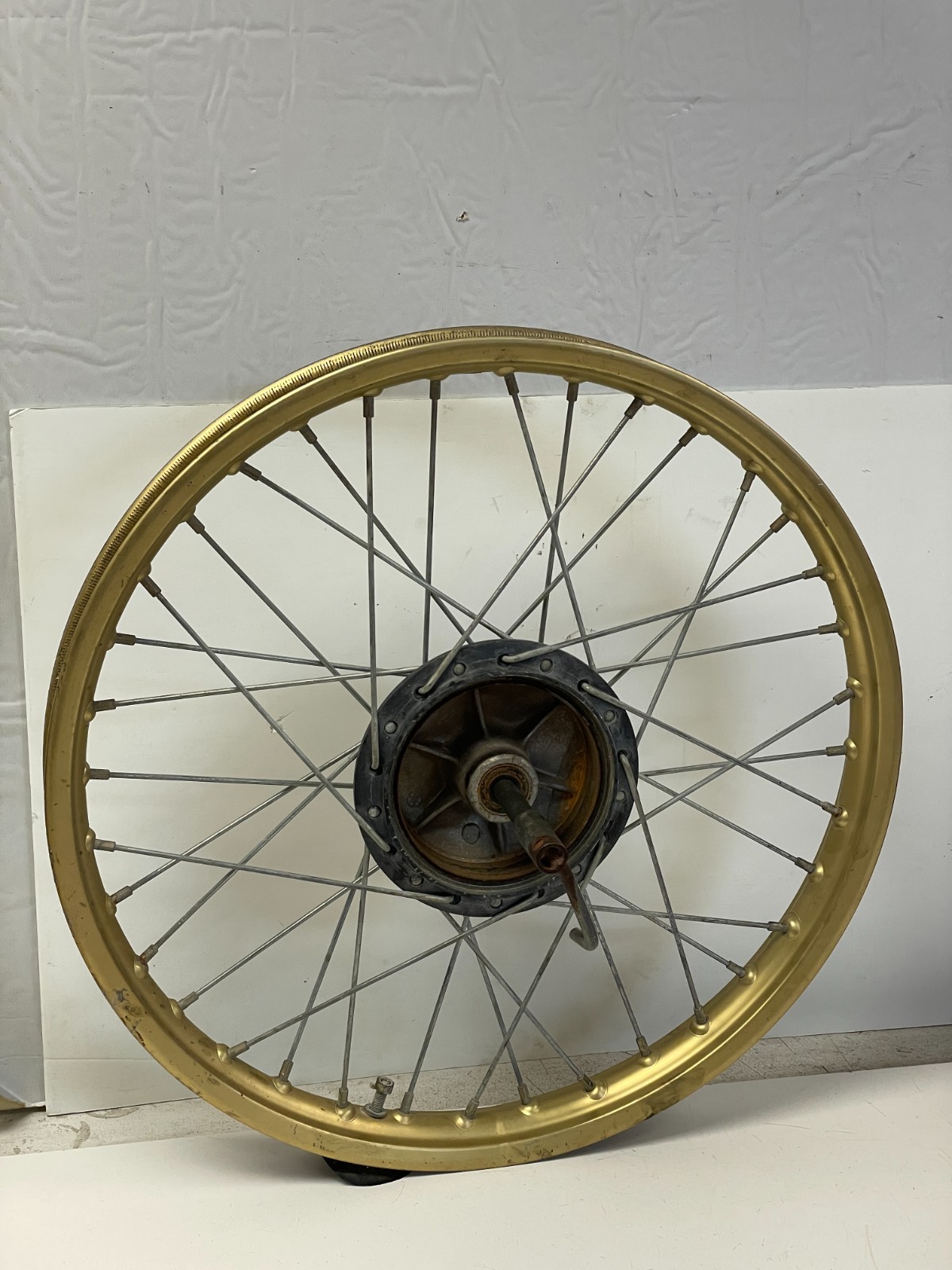 1981 1982 Yamaha IT465 Gold DID Front Wheel Axle – Speedometer Drive 465 4V6 250