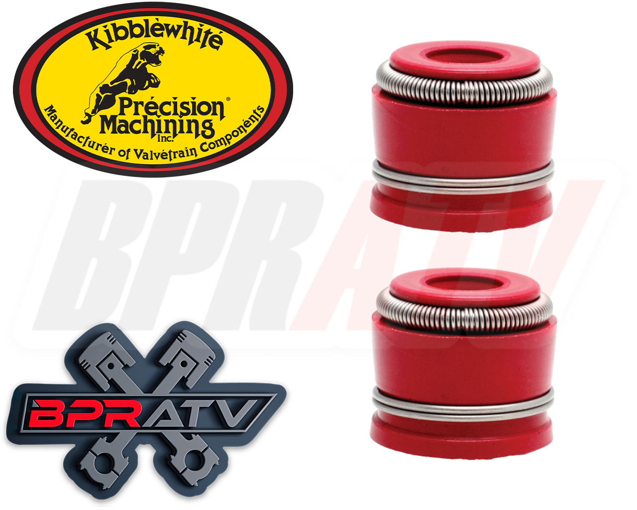 75-79 Honda GL1000 GL 1000 Gold Wing Kibblewhite RED Viton Valve Seals Set of 8