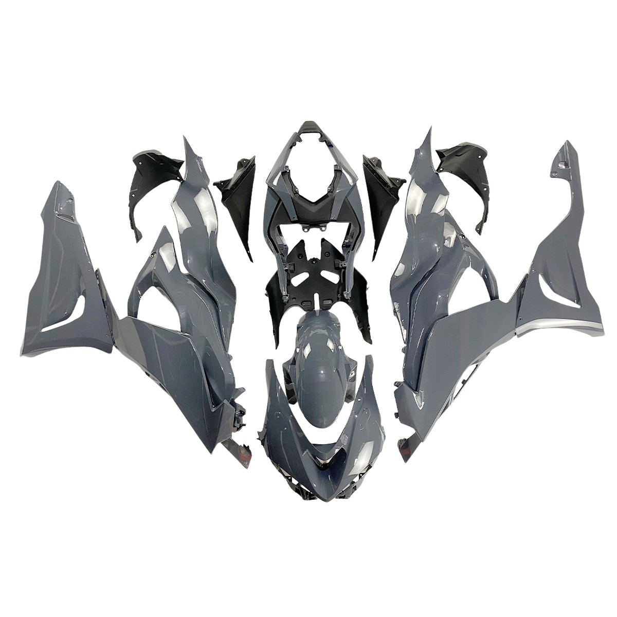 Gloss Nardo Gray Injection Bodywork for Kawasaki ZX6R ZX-6R 2024 2025 Fairings
