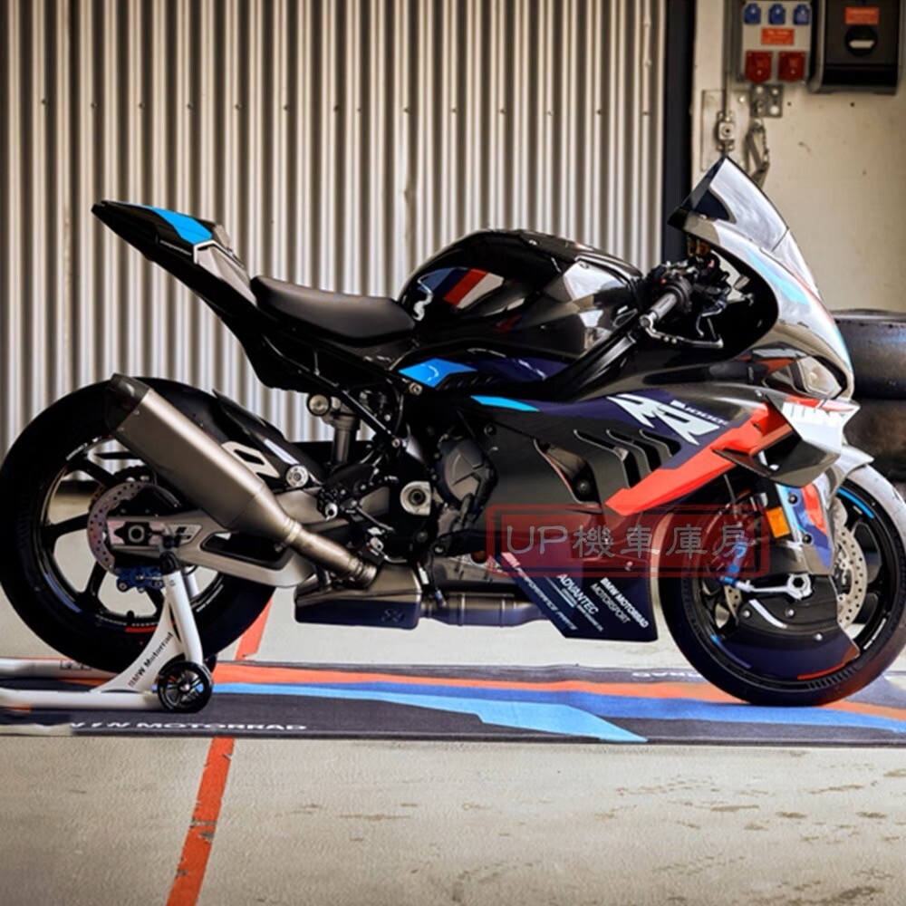 220x80cm Anti-slip Motorcycle Workshop Garage Carpet mat For BMW Motorrad MSport