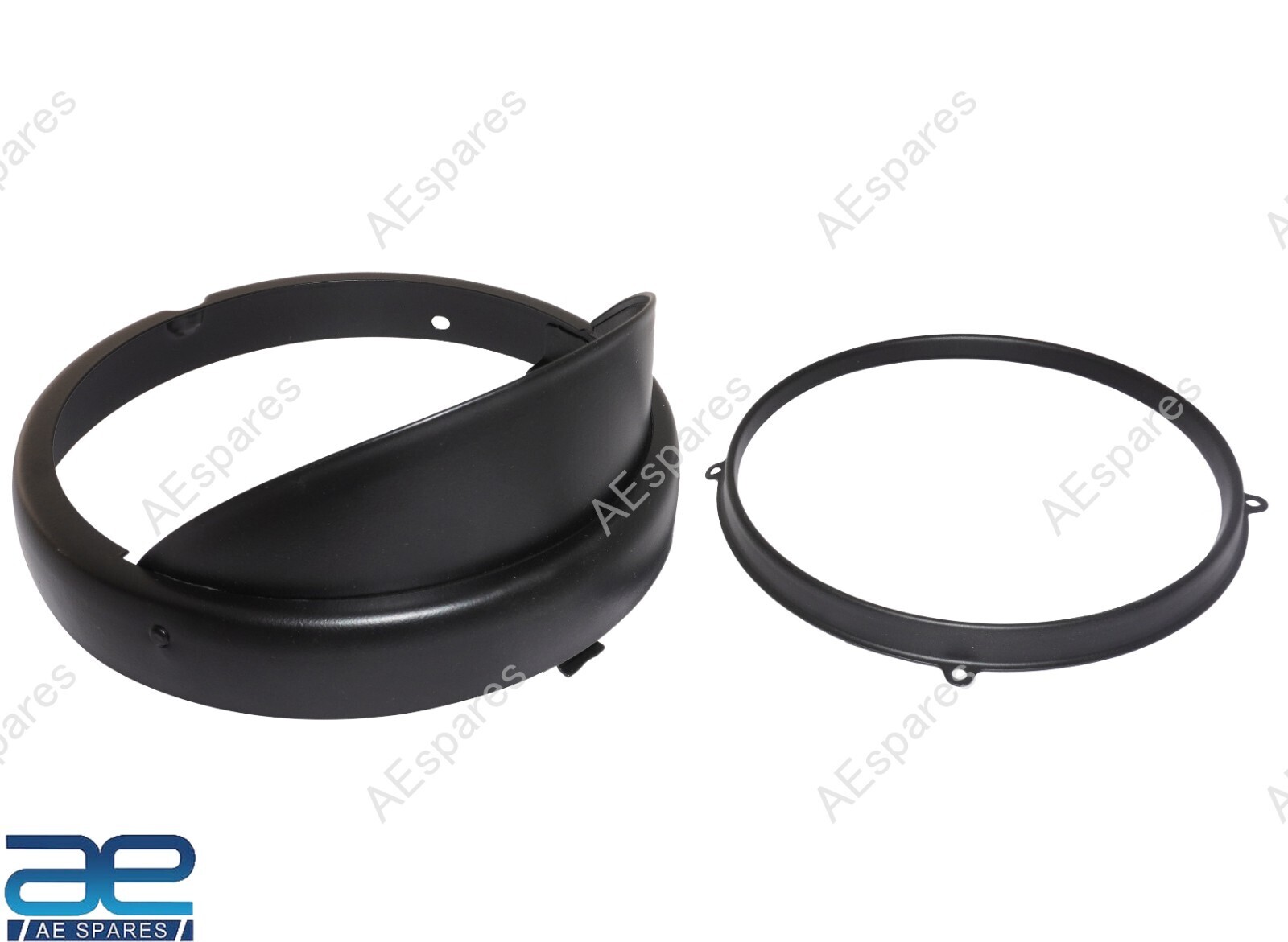 Headlamp Inner Outer Ring Rim Black For Royal Enfield New Classic Reborn 350 ECs