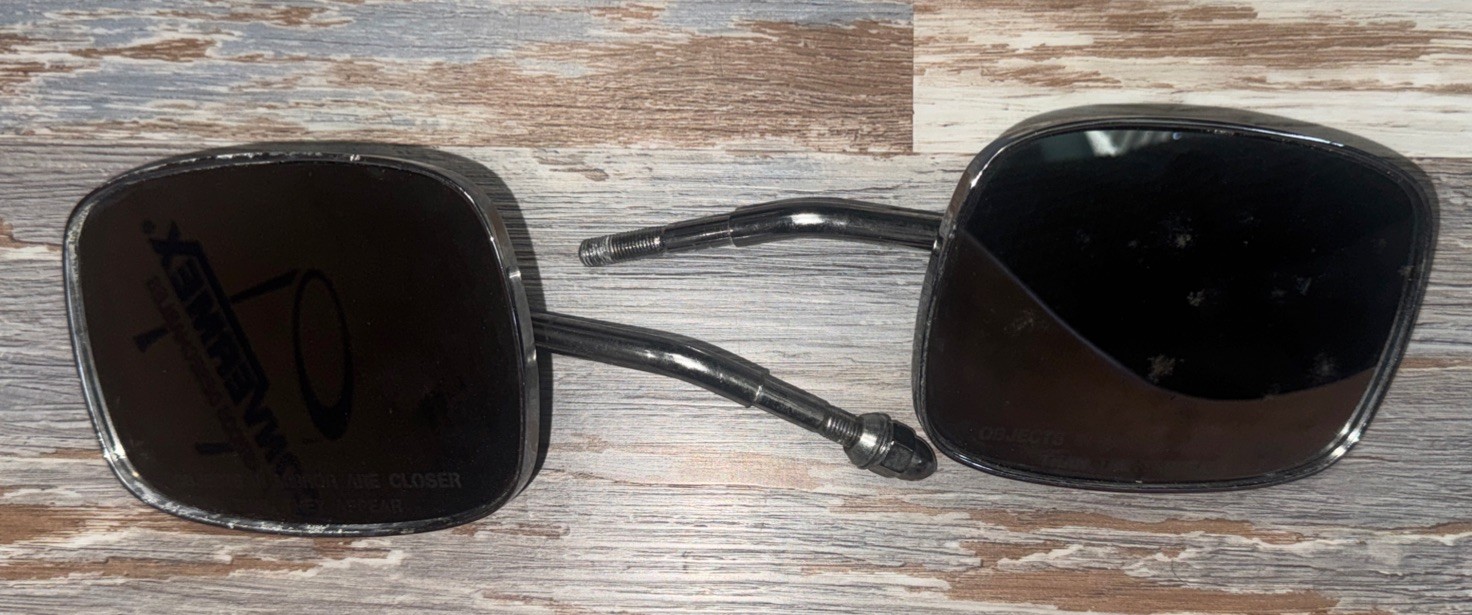 OEM Harley-Davidson Rectangular Mirrors Right / Left Side Chopper FXD XLH FXE FL