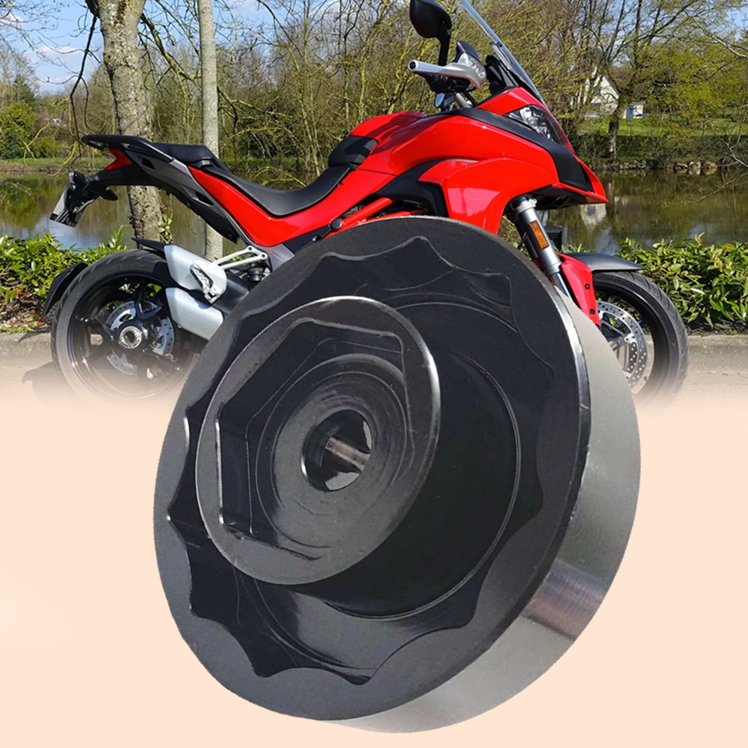Front Rear Wheel Axle Nut Socket Tool for Ducati Multistrada Monster Super Sport