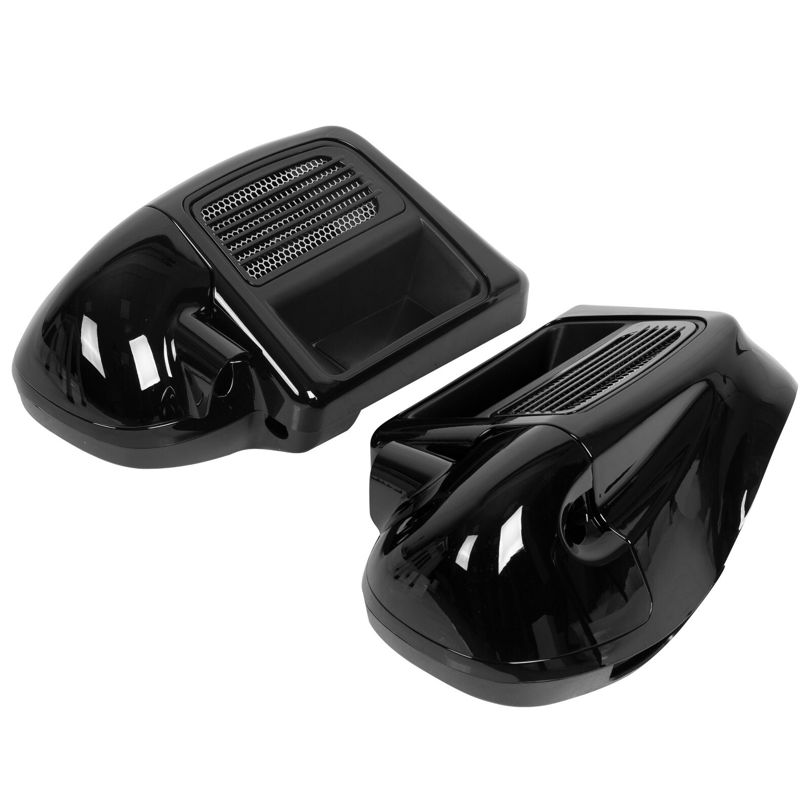 Water-Cooled Lower Vented Leg Fairing Glove Box For Harley Touing 2014-2023