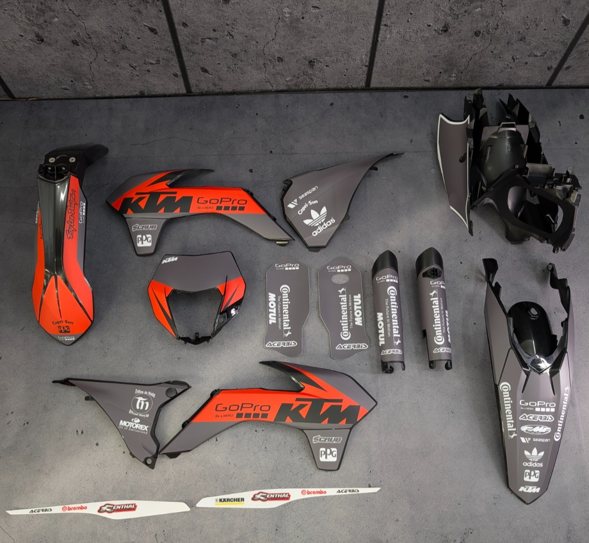 Plastics + Graphics KTM 2014 2015 XC-W XCF-W EXC EXC-F