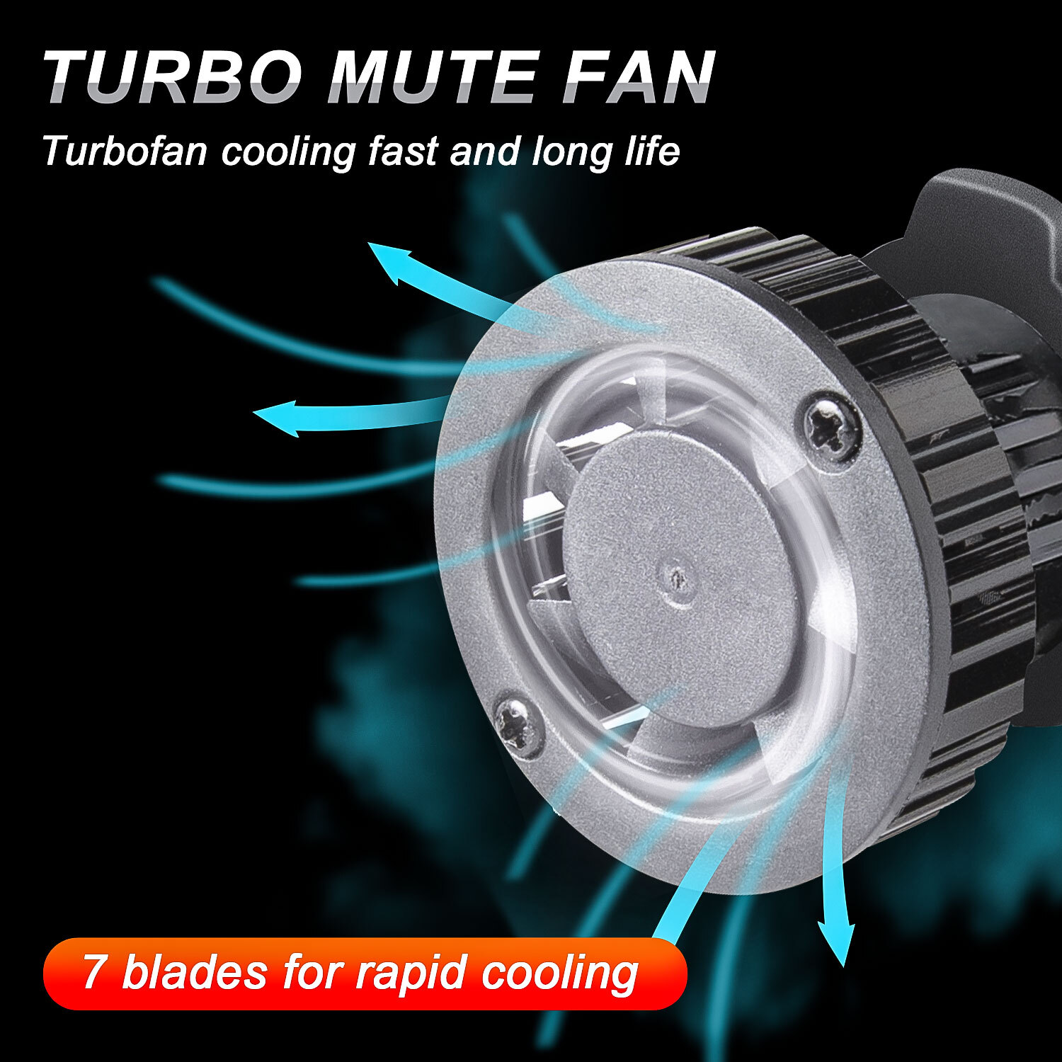 4side 9005+H11 LED Headlights Bulb High Low For Suzuki GSXR600 GSXR750 2008-2010