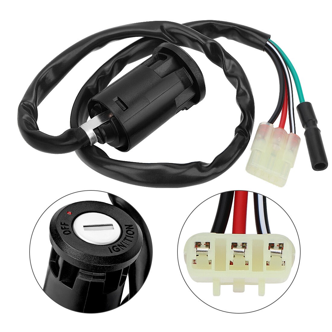 Ignition Key Switch For 2002-2021 Honda Recon 250 TRX250TE / TRX250TM