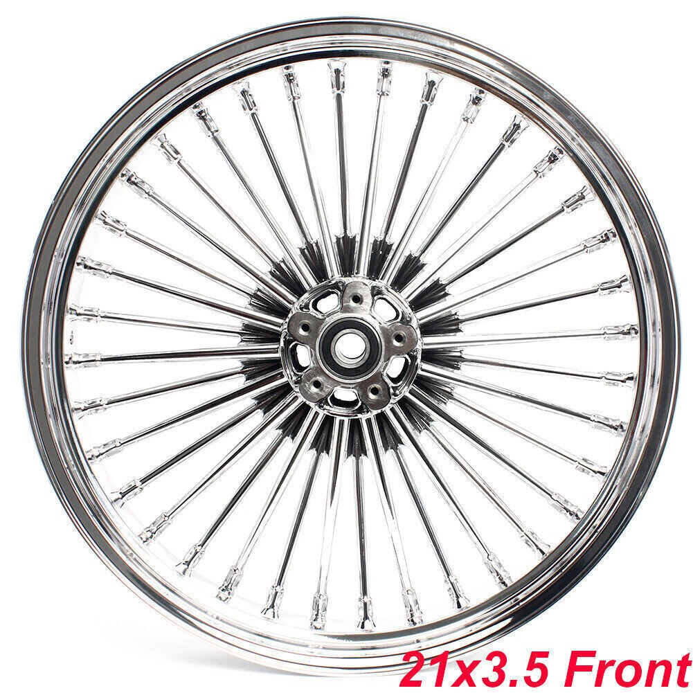 Touring Bagger 21″ 21×3.5 Fat Spoke Front Wheel Rim for Harley Road Glide FLHTC