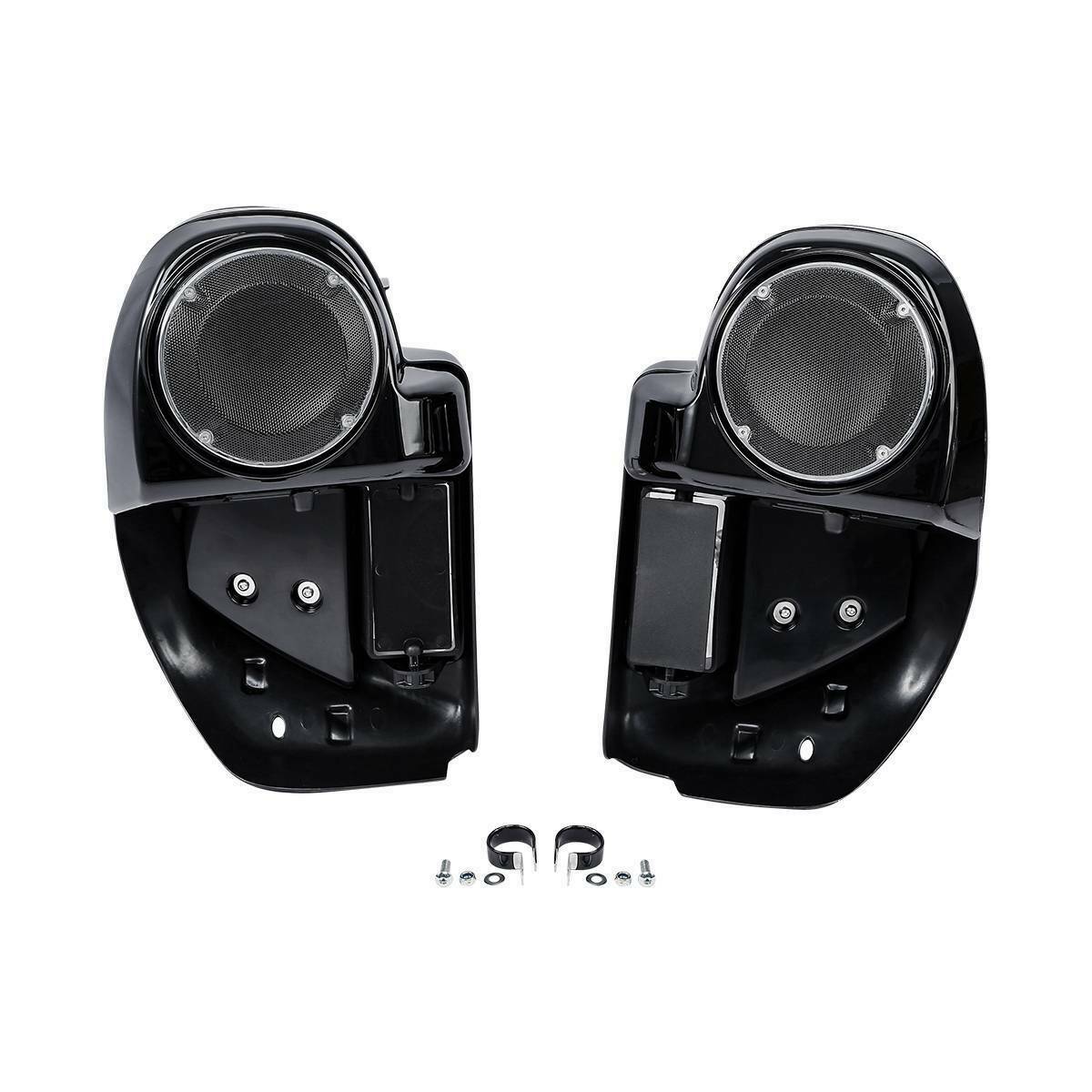 Lower Vented Fairing Speaker Pod Grill Signal Light Fit For Harley Touring 14-24
