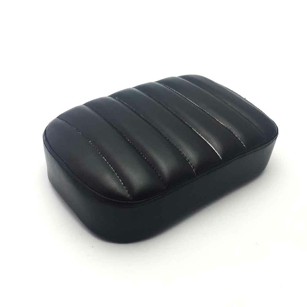 8 Suction Cup Rectangular Pillion Passenger Pad Seat For Harley Chopper Custom T
