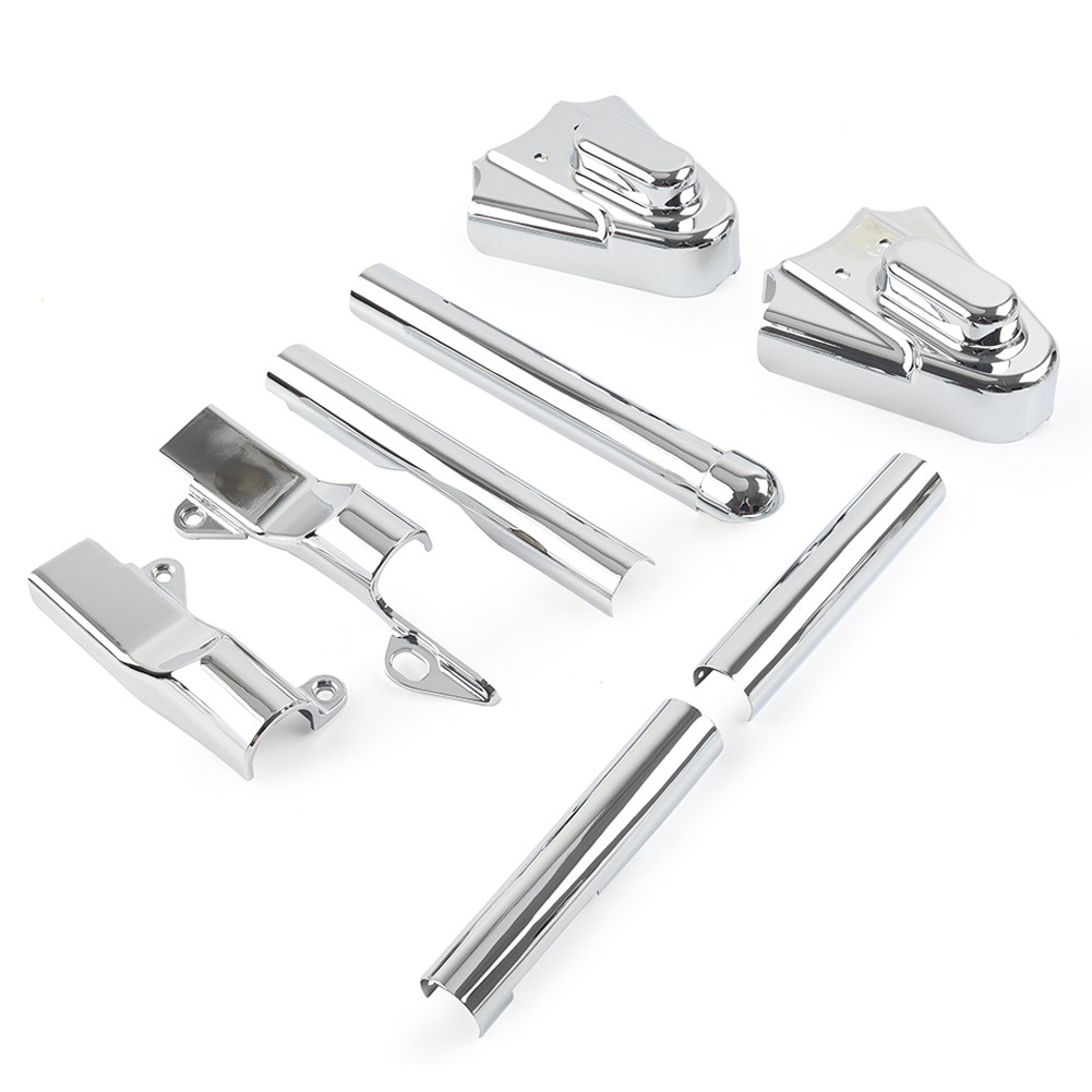 Rear Swingarm Covers Phantom Axle Covers Fit Harley Softail 2000-2007 Chrome