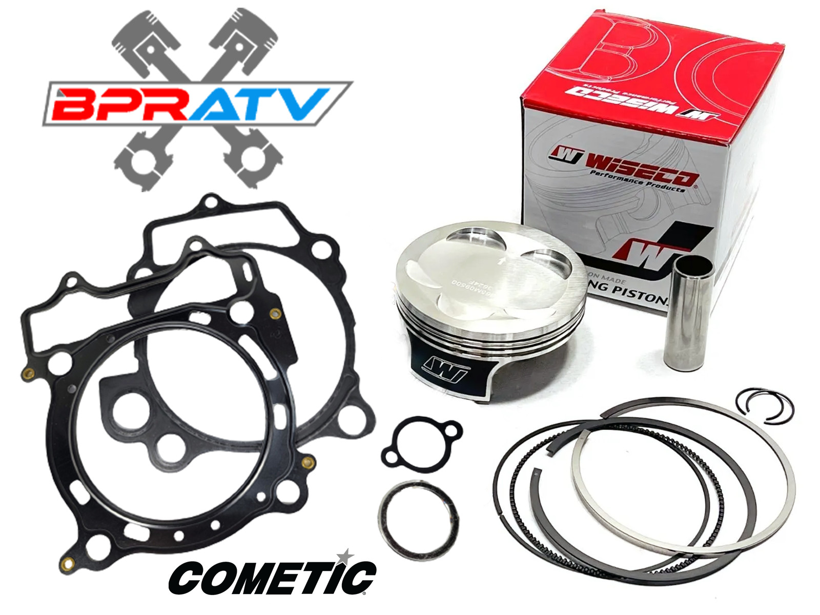 04-07 Honda CRF250R 78mm 12.9 Wiseco Piston Cometic Top End Rebuild Cylinder Kit