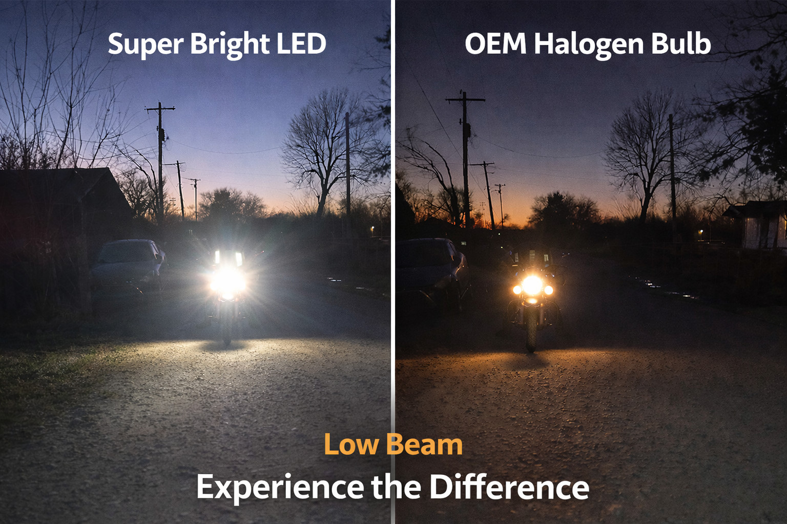 💡Super Bright Hi/Lo LED Headlight Bulb Replaces HELLA 7951 12V 45/40W ⬆️Brightn