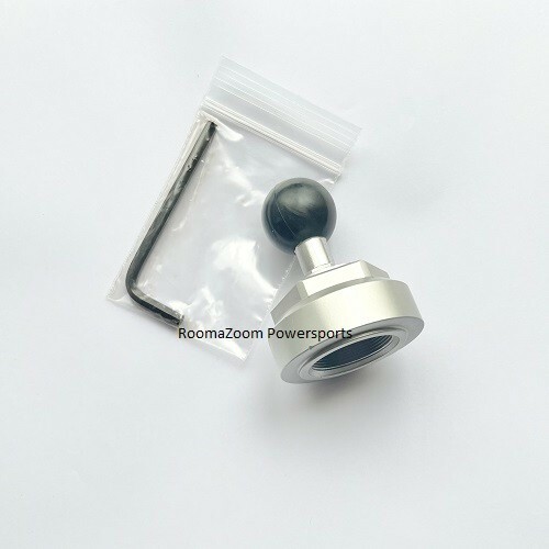 TechMount® 5-10998-1R – 1″ Rubber Ball 5G Stem Mount for 01′- 20′ Yamaha FJR
