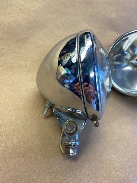 Vintage Harley, Indian, or Other Motorcycle Spot Lights